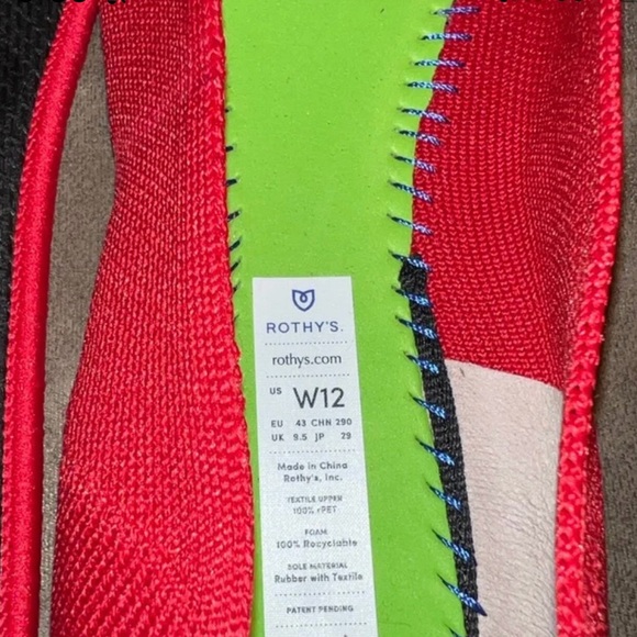 Rothy’s Scooter Bright Red Round Ballet Flats - Picture 6 of 6